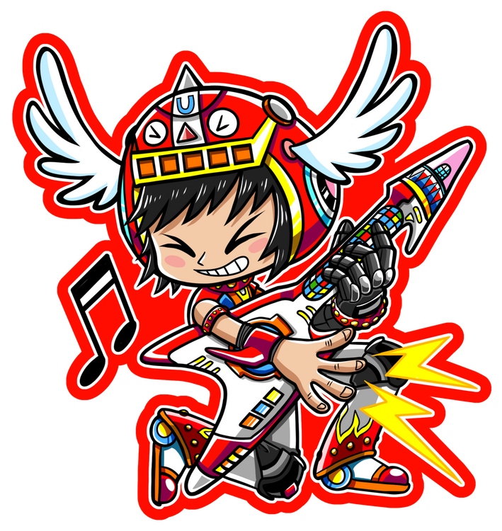 Acyrlic Charm (Gitaroo Man)